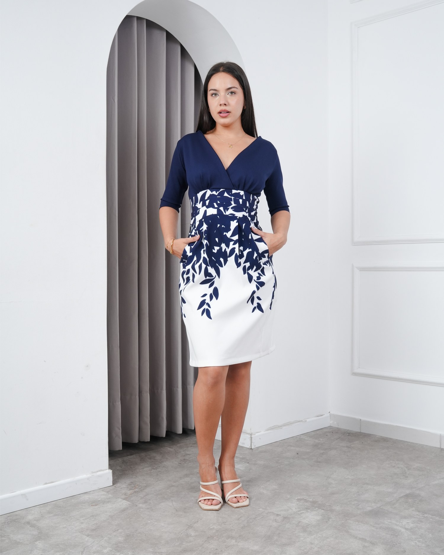 Vestido Gloria Estampado — Adriana Colmenares